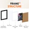 5x7 Picture Frame Set of 10, Photo Frame Bulk with HD Plexiglass, Display Pictures 4x6 with Mat or 5x7 Without Mat Multi Picture Frames Collage for Tabletop or Wall Display, Black